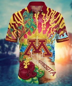Minnesota Golden Gophers NCAA Flower Hawaii Shirt For Fans Ver 19