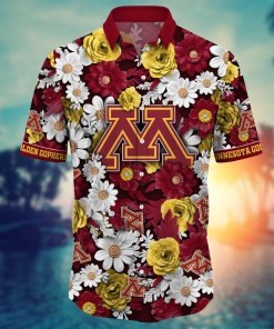 Minnesota Golden Gophers NCAA Flower Hawaii Shirt For Fans Ver 21