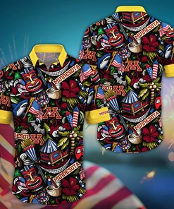 Minnesota Golden Gophers NCAA Flower Hawaii Shirt For Fans Ver 23