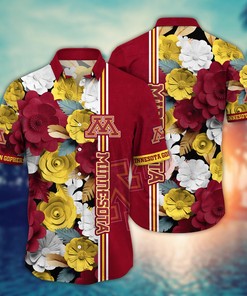 Minnesota Golden Gophers NCAA Flower Hawaii Shirt For Fans Ver 24