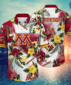 Minnesota Golden Gophers NCAA Flower Hawaii Shirt For Fans Ver 27