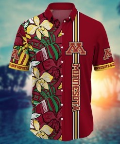 Minnesota Golden Gophers NCAA Flower Hawaii Shirt For Fans Ver 32