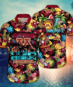 Minnesota Golden Gophers NCAA Flower Hawaii Shirt For Fans Ver 33