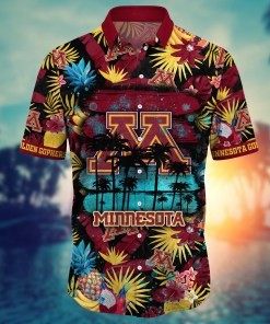 Minnesota Golden Gophers NCAA Flower Hawaii Shirt For Fans Ver 33