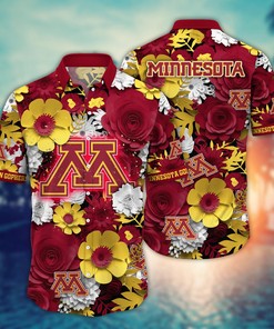 Minnesota Golden Gophers NCAA Flower Hawaii Shirt For Fans Ver 35