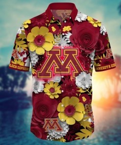 Minnesota Golden Gophers NCAA Flower Hawaii Shirt For Fans Ver 35