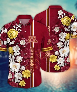 Minnesota Golden Gophers NCAA Flower Hawaii Shirt For Fans Ver 37