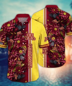 Minnesota Golden Gophers NCAA Flower Hawaii Shirt For Fans Ver 4