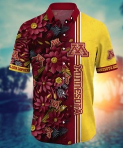 Minnesota Golden Gophers NCAA Flower Hawaii Shirt For Fans Ver 4