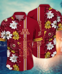 Minnesota Golden Gophers NCAA Flower Hawaii Shirt For Fans Ver 6
