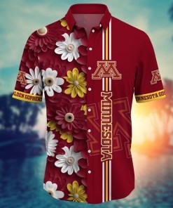 Minnesota Golden Gophers NCAA Flower Hawaii Shirt For Fans Ver 6