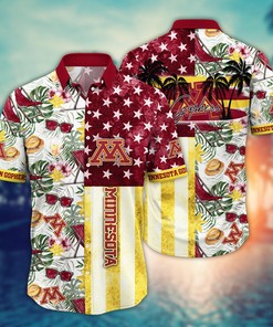 Minnesota Golden Gophers NCAA Flower Hawaii Shirt For Fans Ver 7