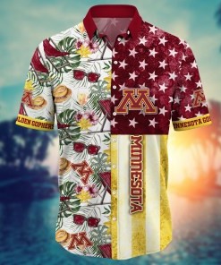 Minnesota Golden Gophers NCAA Flower Hawaii Shirt For Fans Ver 7
