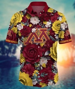 Minnesota Golden Gophers NCAA Flower Hawaii Shirt For Fans Ver 8