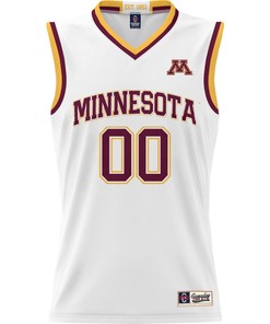 Minnesota Golden Gophers NIL Men Basketball Custom Jersey - White