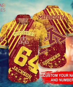 Minnesota Golden Gophers Personalized Hawaiian Shirt