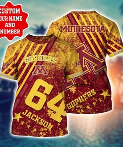 Minnesota Golden Gophers Personalized Hawaiian Shirt