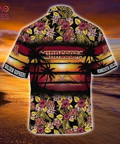 Minnesota Golden Gophers Summer Hawaiian Shirt, Floral Pattern for Sports Enthusiast This Year