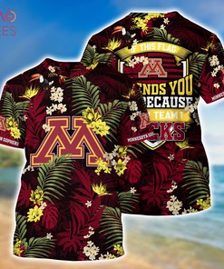 Minnesota Golden Gophers Summer Hawaiian Shirts, With Tropical Patterns for Fans