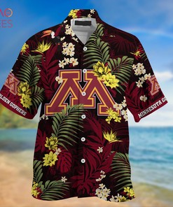Minnesota Golden Gophers Summer Hawaiian Shirts, With Tropical Patterns for Fans