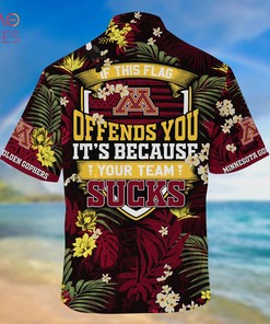 Minnesota Golden Gophers Summer Hawaiian Shirts, With Tropical Patterns for Fans