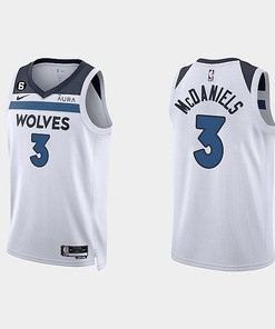 Minnesota Timberwolves Jaden McDaniels 3 2022-23 Association Edition White Men Jersey Swingman