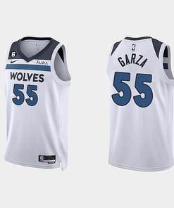 Minnesota Timberwolves Luka Garza 55 2022-23 Association Edition White Men Jersey Swingman