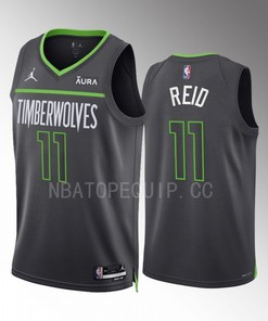 Minnesota Timberwolves Naz Reid 11 2022-23 Statement Edition Anthracite Men Jersey Swingman