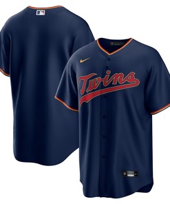 Minnesota Twins Alternate Replica Team Jersey - Navy Mlb Ver 2