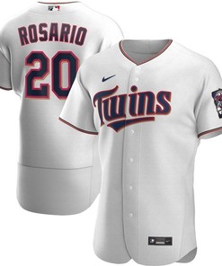 Minnesota Twins Brandeddie Rosario #20 2020 Mlb White Jersey