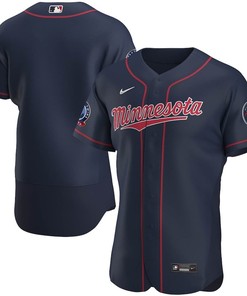 Minnesota Twins Nike 60th Season Alternate Team Elite Jersey - Navy