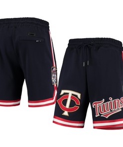 Minnesota Twins Team Logo Shorts - Navy, Men