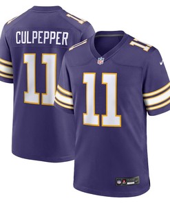 Minnesota Vikings #11 Daunte Culpepper Classic Retired Player Game Jersey - Purple