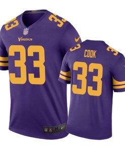 Minnesota Vikings #33 Dalvin Cook Nike Color Rush Purple Jersey