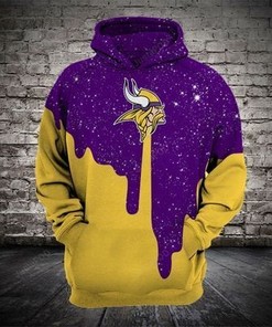 Minnesota Vikings 3D Hoodie Zip Hoodie