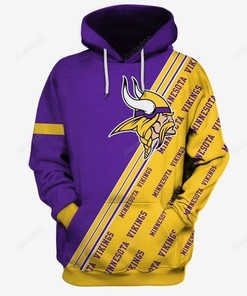 Minnesota Vikings 3D Hoodie Zip Hoodie 06