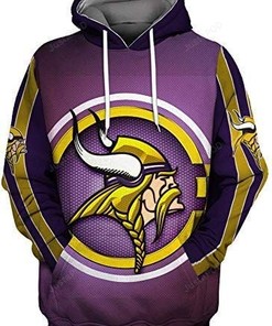 Minnesota Vikings 3D Hoodie Zip Hoodie 07