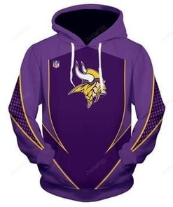 Minnesota Vikings 3D Hoodie Zip Hoodie 08