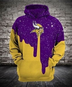 Minnesota Vikings 3D Hoodie Zip Hoodie