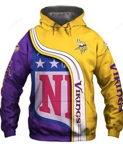Minnesota Vikings 3D Hoodie Zip Hoodie 10