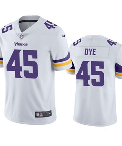 Minnesota Vikings 45 Troy Dye White Jersey