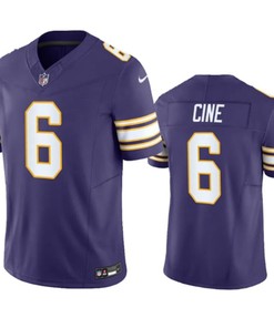 Minnesota Vikings #6 Lewis Cine Purple 2023 Fuse Vapor Untouchable Limited Jersey
