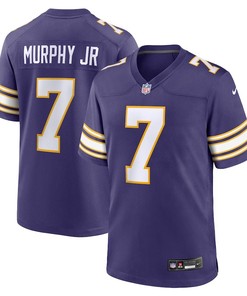 Minnesota Vikings #7 Byron Murphy Jr Classic Player Game Jersey - Purple