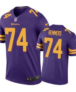 Minnesota Vikings #74 Mike Remmers Nike Color Rush Purple Jersey