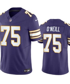 Minnesota Vikings #75 Brian O'neill Purple 2023 Fuse Vapor Untouchable Jersey