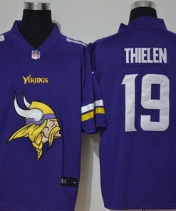 Minnesota Vikings Adam Thielen #19 Nfl 2020 Indigo Jersey