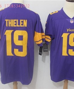 Minnesota Vikings Adam Thielen #19 Nfl 2020 Purple Jersey Jersey