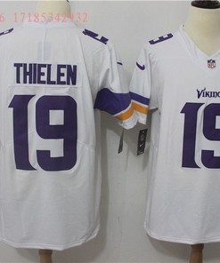 Minnesota Vikings Adam Thielen #19 Nfl 2020 White Jersey Jersey