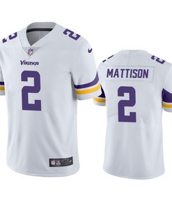 Minnesota Vikings Alexander Mattison 2 White Vapor Limited Jersey - Men's