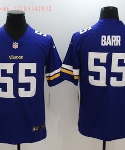 Minnesota Vikings Anthony Barr #55 Nfl 2020 Cobalt Blue Jersey Jersey